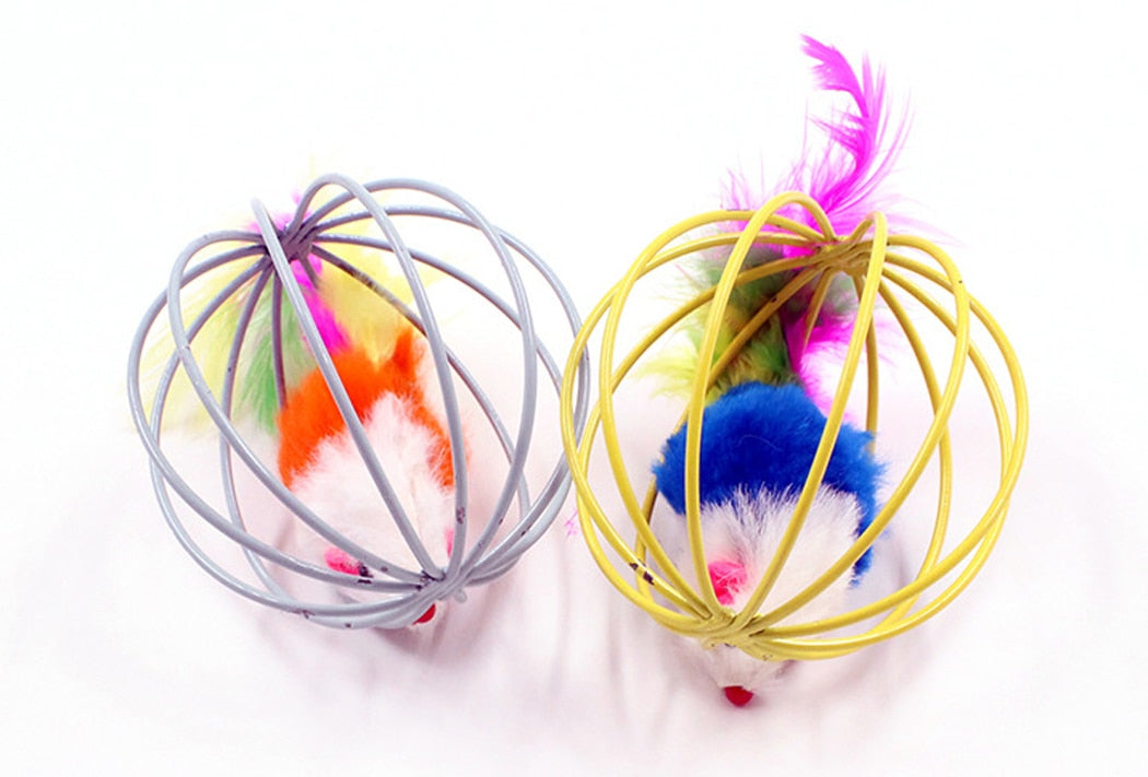 Cats Toy Stick Feather Wand With Various Accessories for Interactive Play
