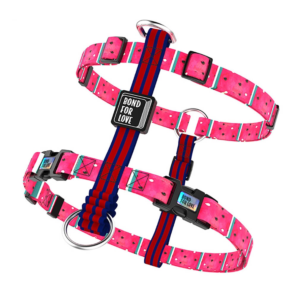 Printed Dog Harness Adjustable Vest