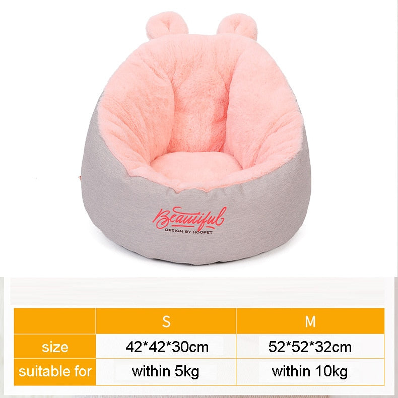 Hoopet Mr Meow Designer Cat Bed Soft High Quality Comfortable Winter House
