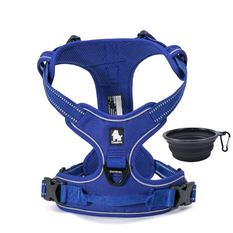 Truelove Dog Harness Durable Reflective Safety Lift Seat Belt Clip for Dog Travel