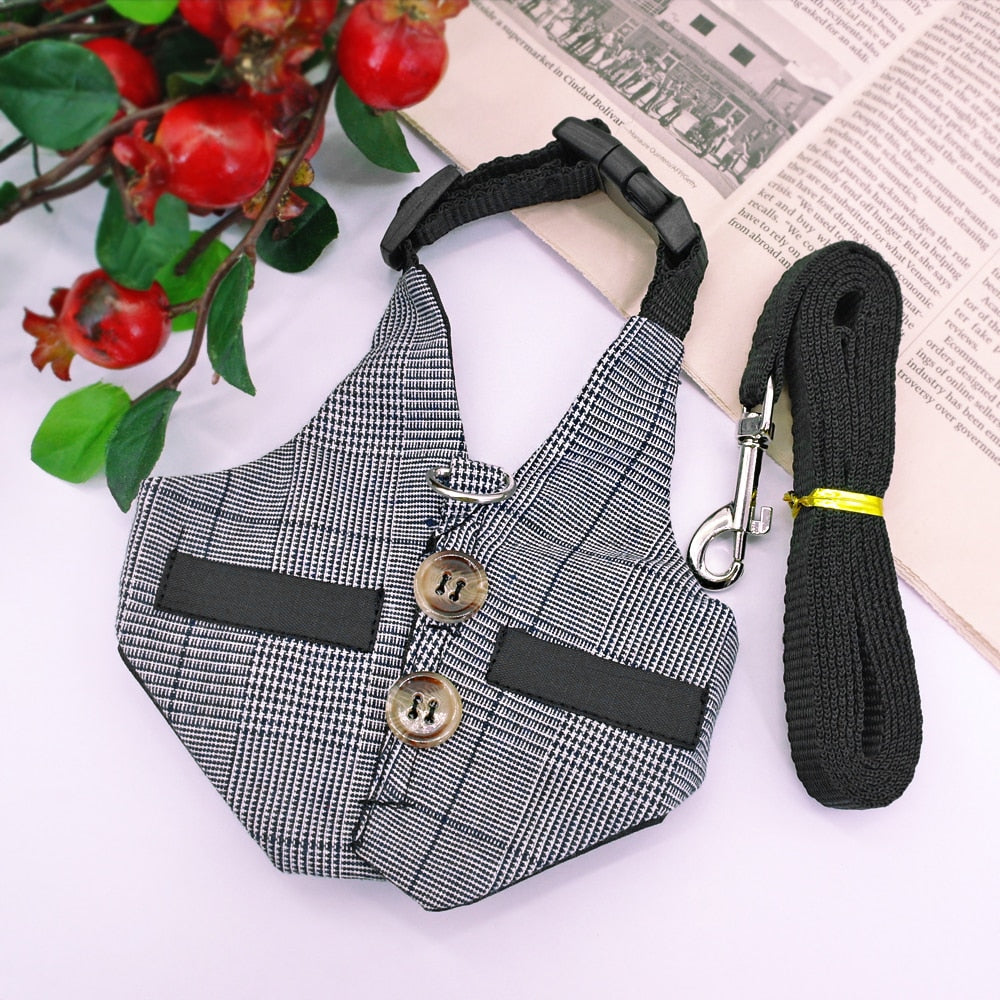 Stylish Waistcoat Harness for Small Dogs, Cats and Other Small Pets