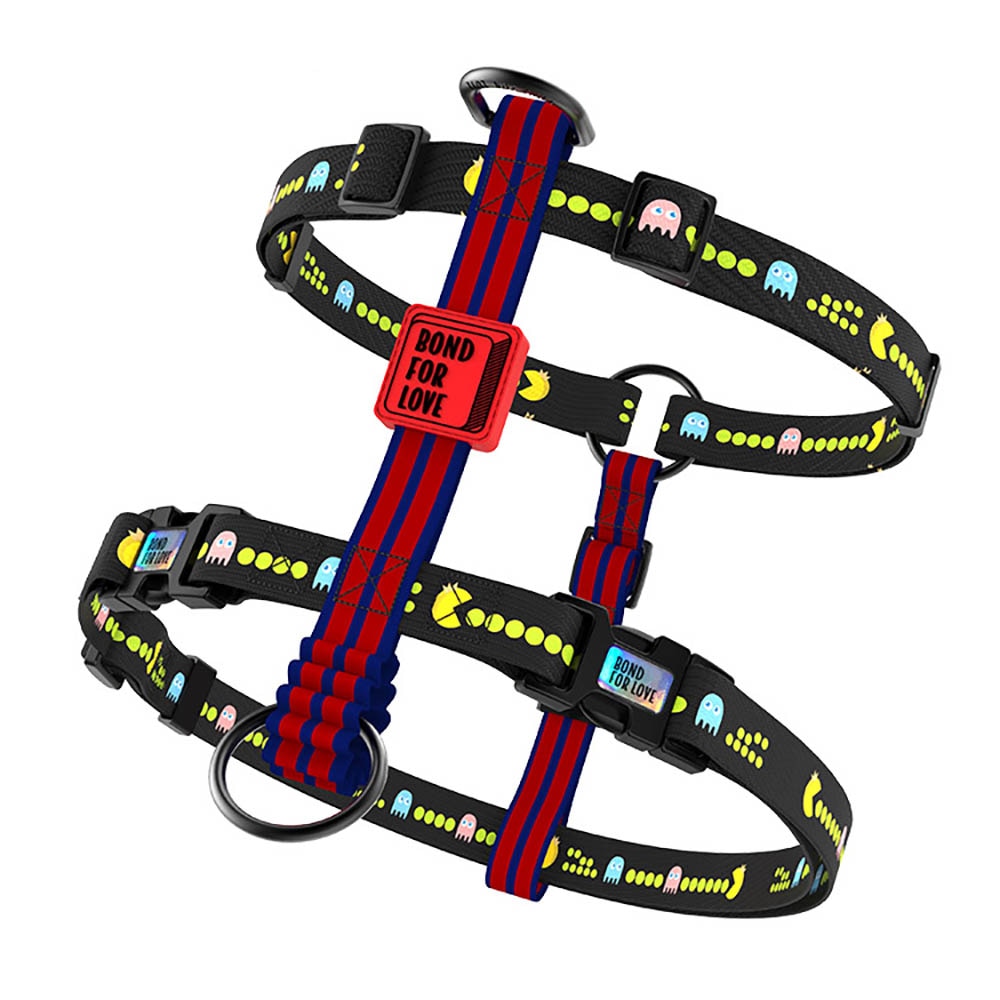 Printed Dog Harness Adjustable Vest