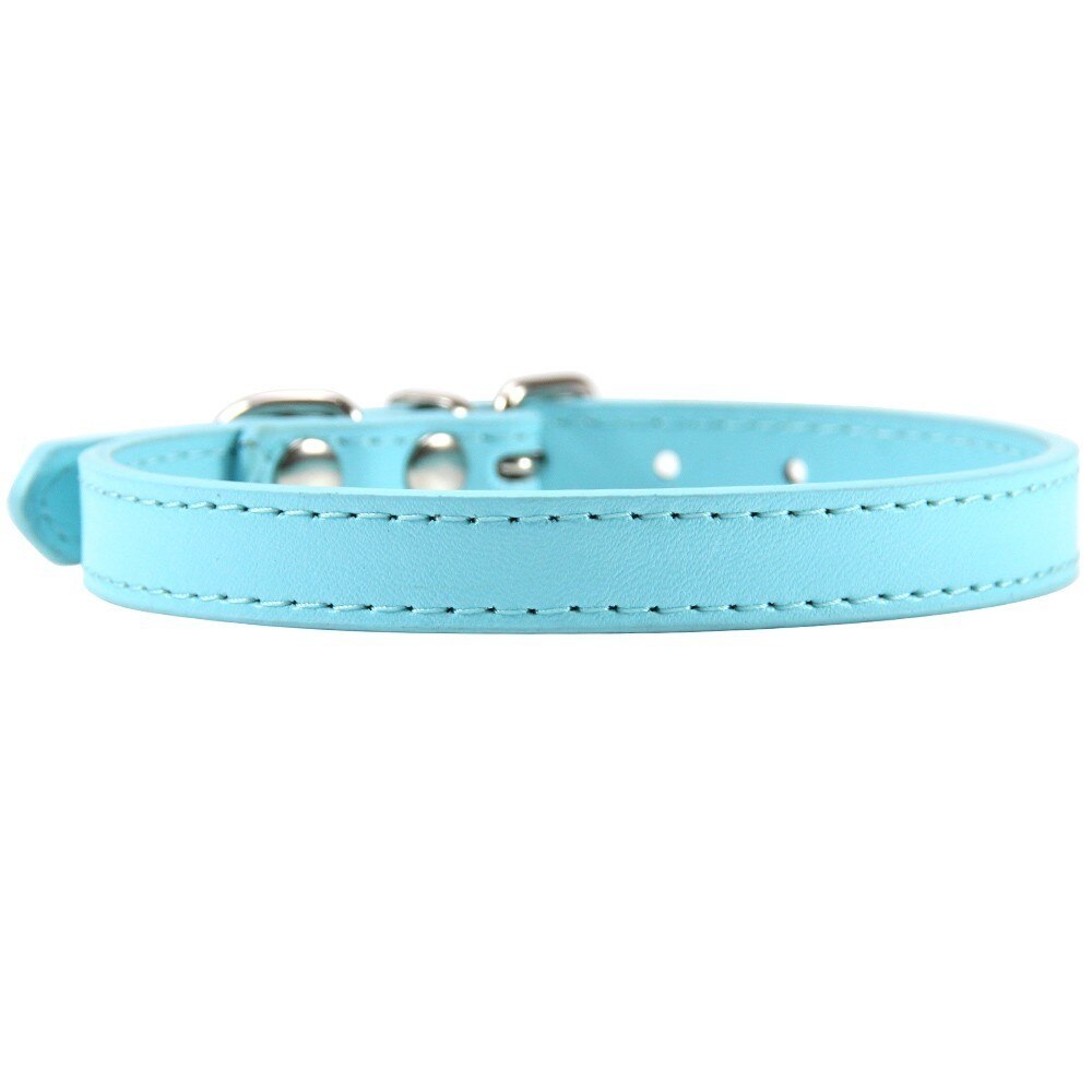 Colorful Leather Cat Collar Name Personalized