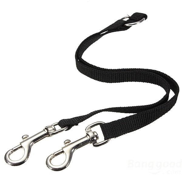 Nylon Double Dog Twin Lead 2 Way Two Dogs Walking Lead