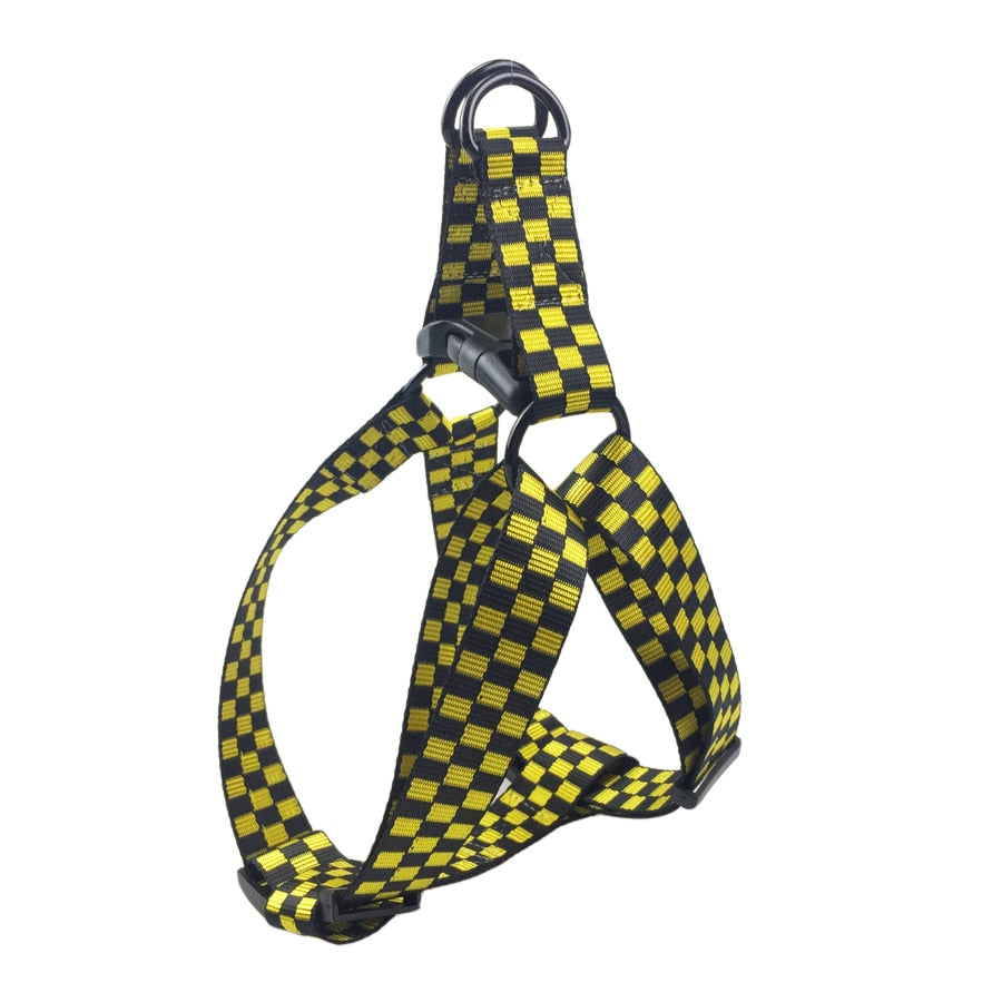 No Pull Dog Harness Adjustable Basic Nylon Step in Puppy & Dog Vest