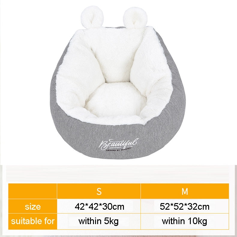 Hoopet Mr Meow Designer Cat Bed Soft High Quality Comfortable Winter House