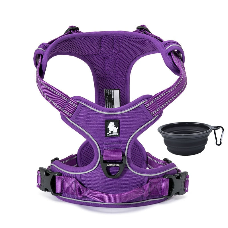 Truelove Dog Harness Durable Reflective Safety Lift Seat Belt Clip for Dog Travel