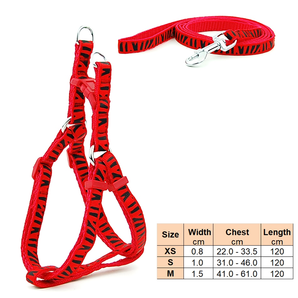 Small Dog Harness & Lead Adjustable
