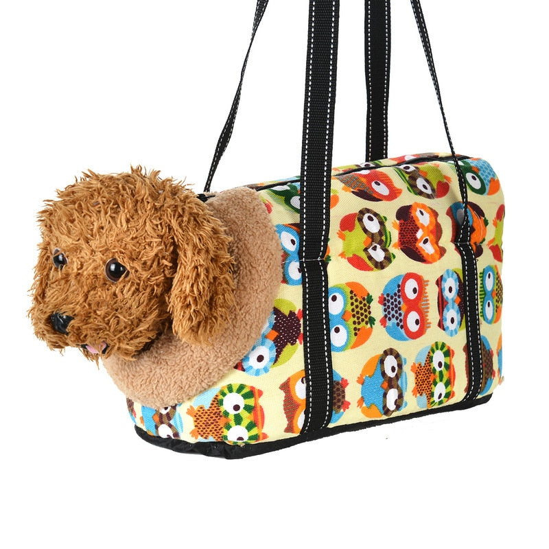 Pet Carrier For Small Dogs Cats Warm Fleece Bag for Outdoor Travel