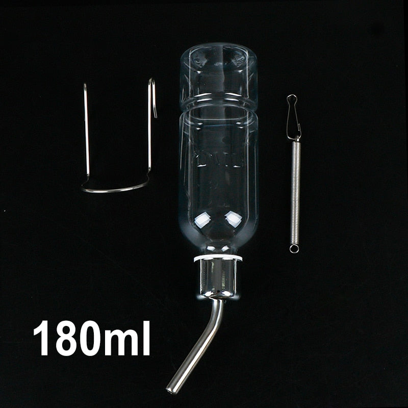 Rodent Water Bottle With Steel Bracket(Available in multiple sizes: 180ML-350ML)