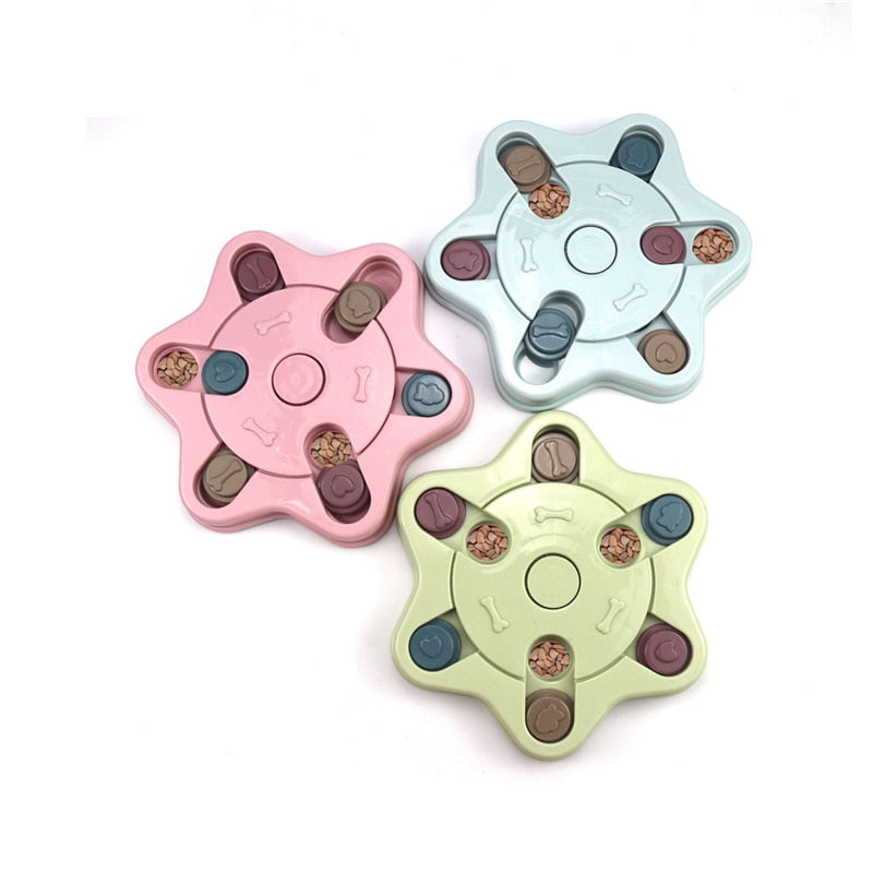 Dog Puzzle Toy Increase IQ Interactive Slow Food Dispenser