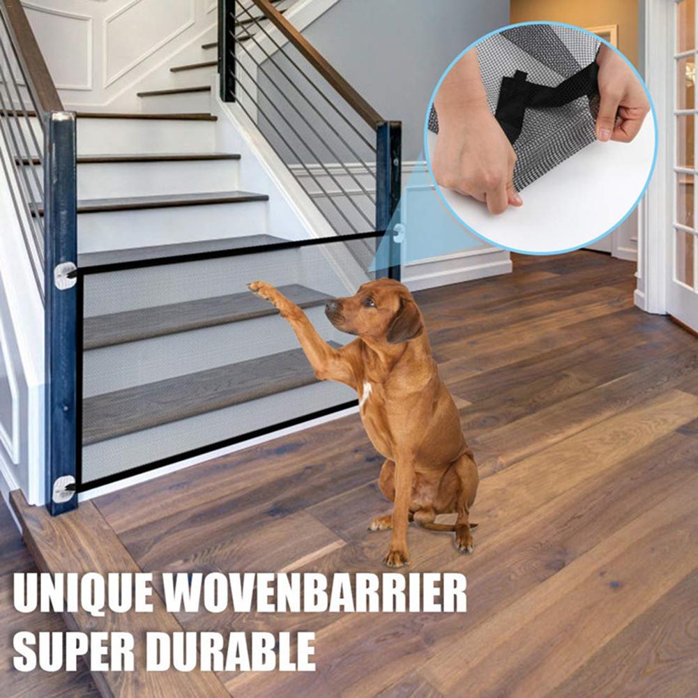 Pet Barrier/Fence Portable Folding Breathable Mesh Dog Gate