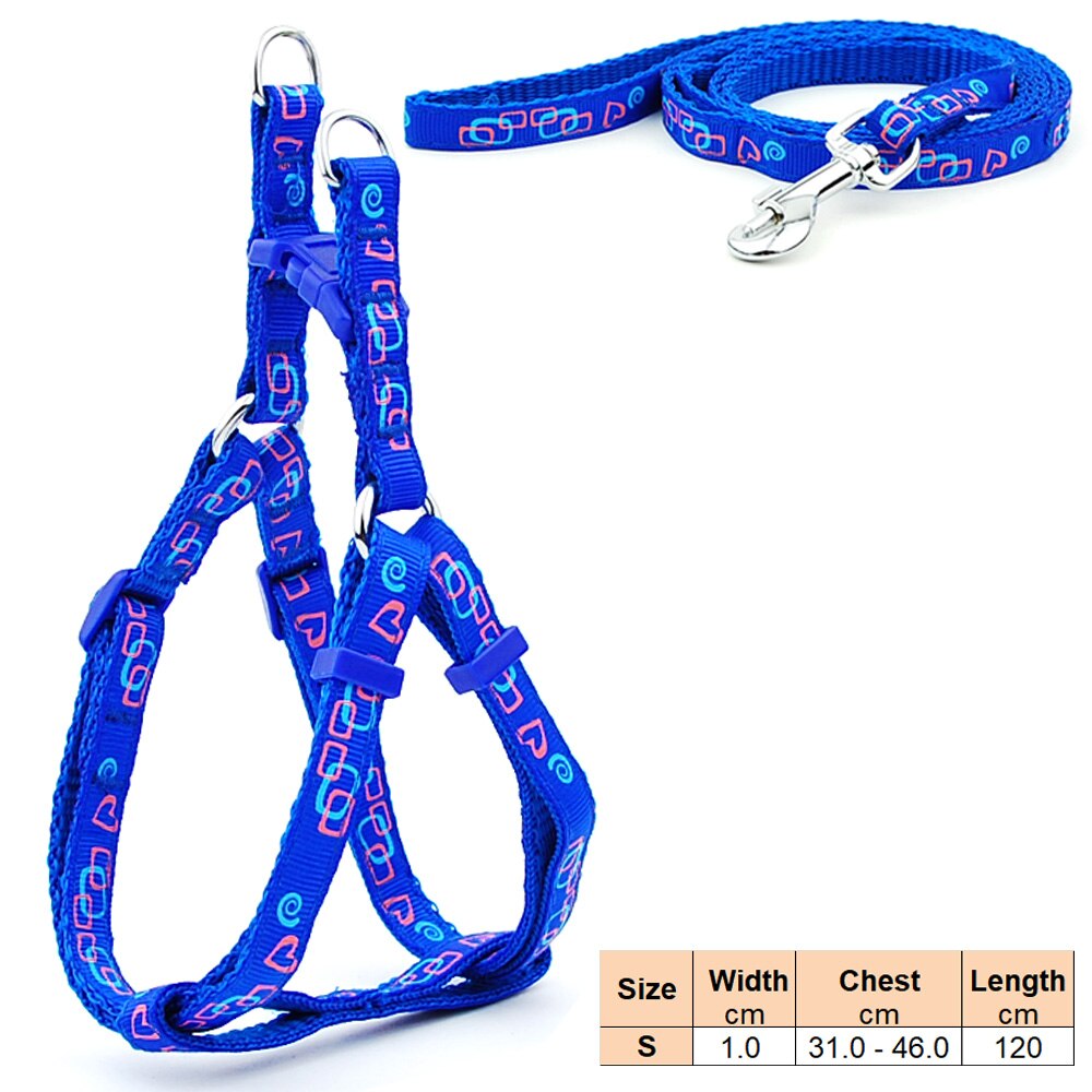 Dog Harness and Lead Adjustable Collar
