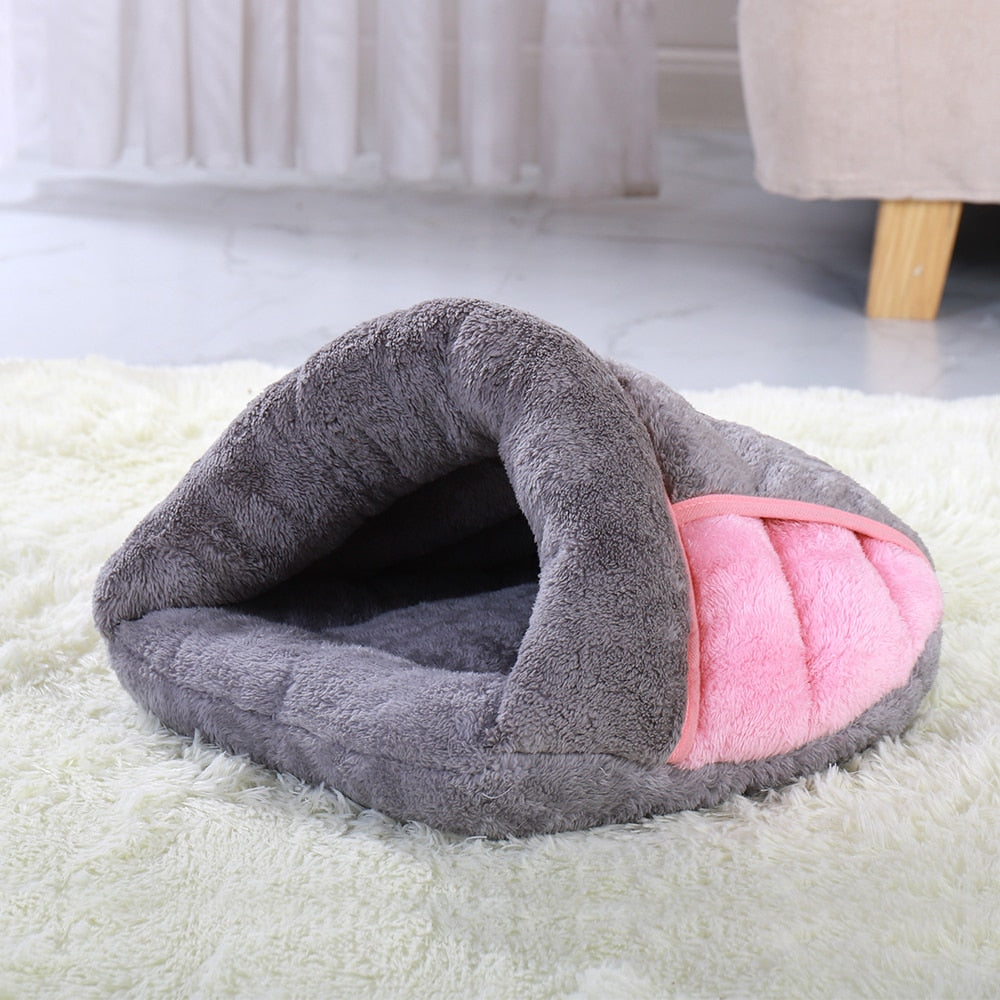 Warm Cat or Puppy Bed Cushion Cosy Basket