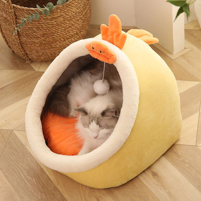 Sweet Cats Warm Basket Cozy Lounger Cushion