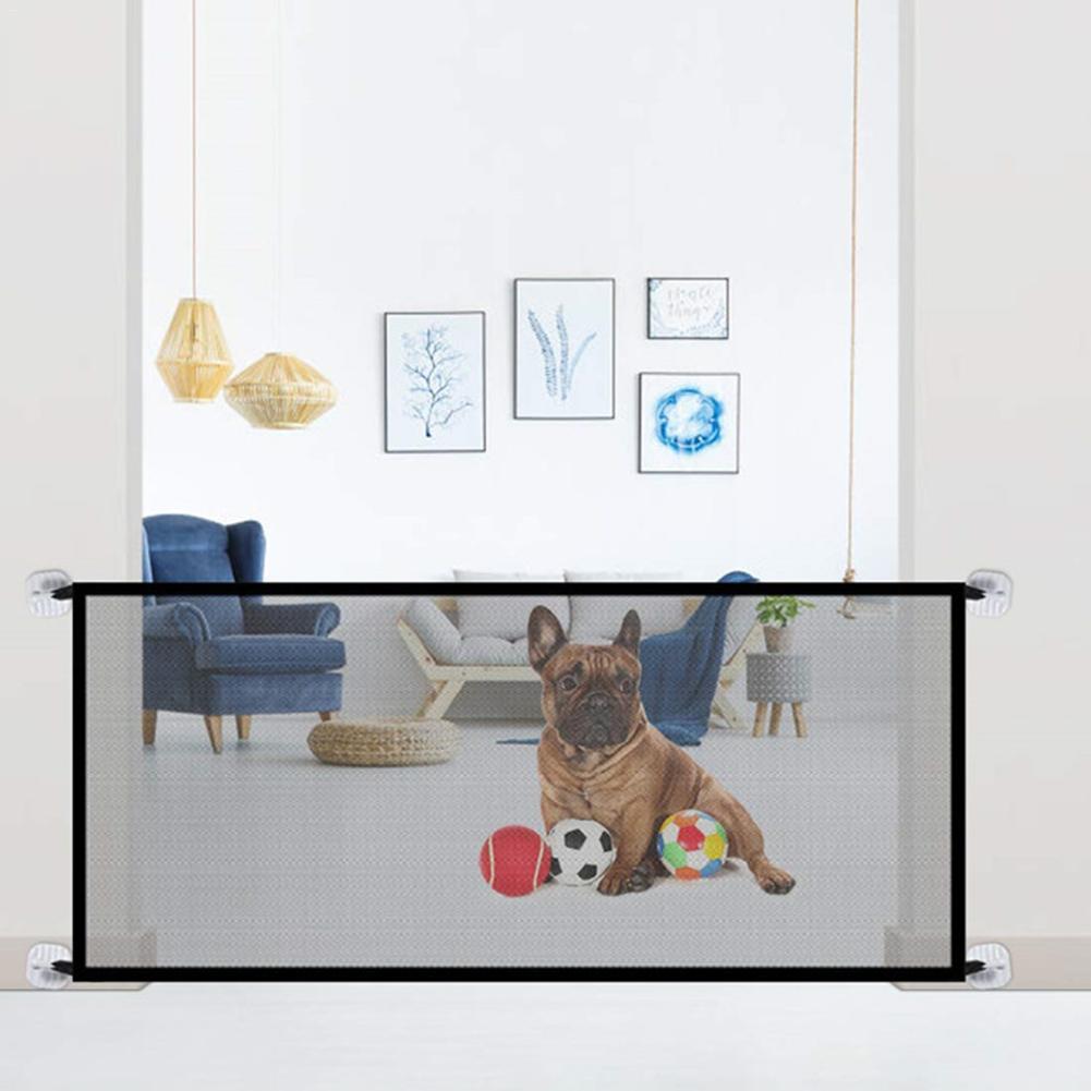 Pet Barrier/Fence Portable Folding Breathable Mesh Dog Gate