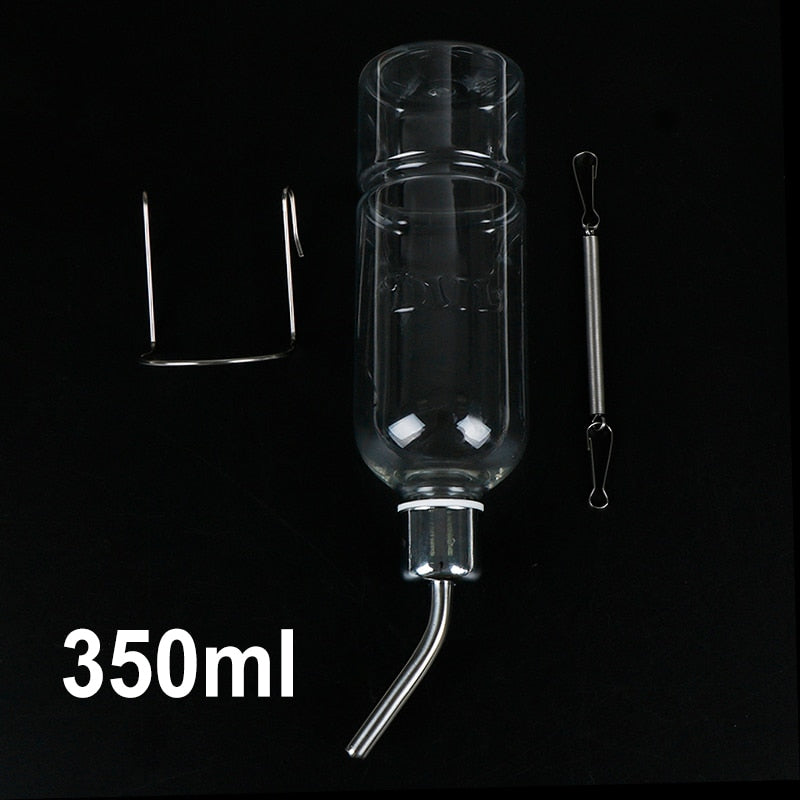 Rodent Water Bottle With Steel Bracket(Available in multiple sizes: 180ML-350ML)