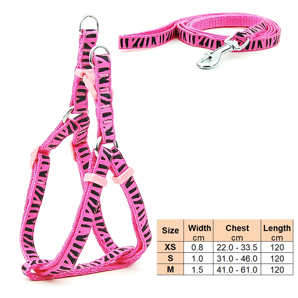 Small Dog Harness & Lead Adjustable
