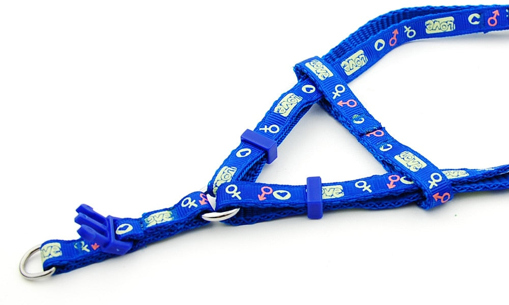 Dog Harness and Lead Adjustable Collar