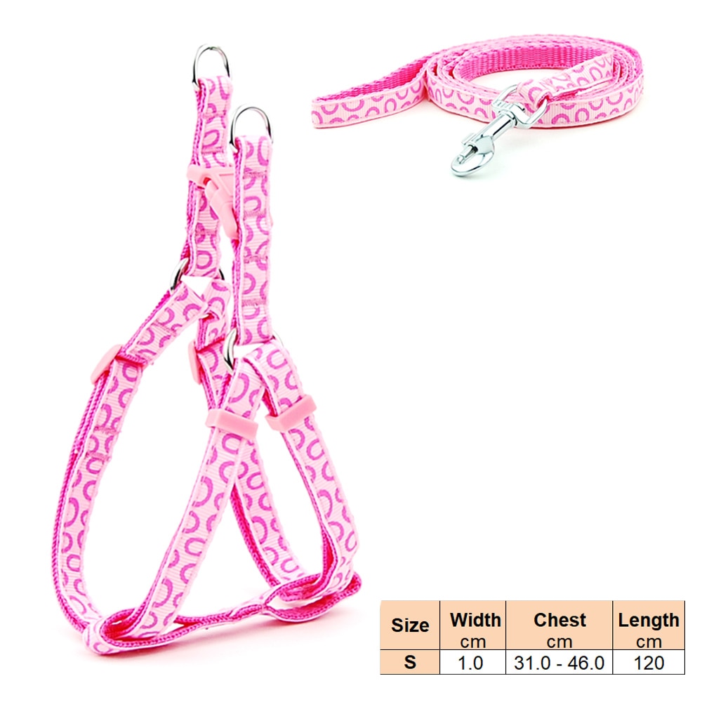 Dog Harness and Lead Adjustable Collar