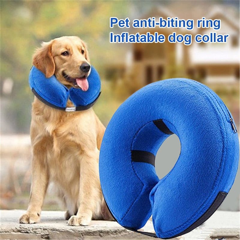 Protective Inflatable Anti-Bite Collar for Fur Babies in Recovery