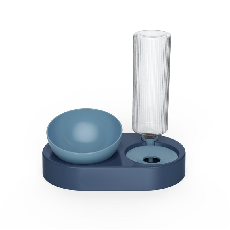 Double Cat/Dog Bowl With Raised Stand