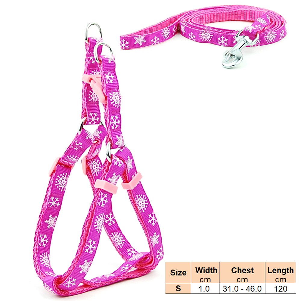 Dog Harness and Lead Adjustable Collar