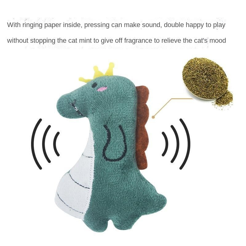 Cats & Kittens Teeth Grinding Built-in Catnip Sound Paper Toy