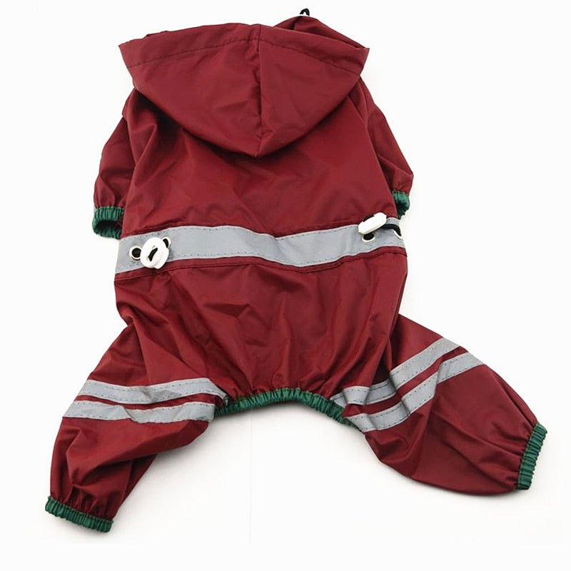 Waterproof Dog Rain Coat Hi Vis Reflective Jacket