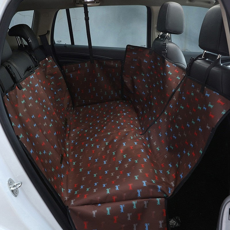 Waterproof Rear Car Back Seat Cover with Safety Belt