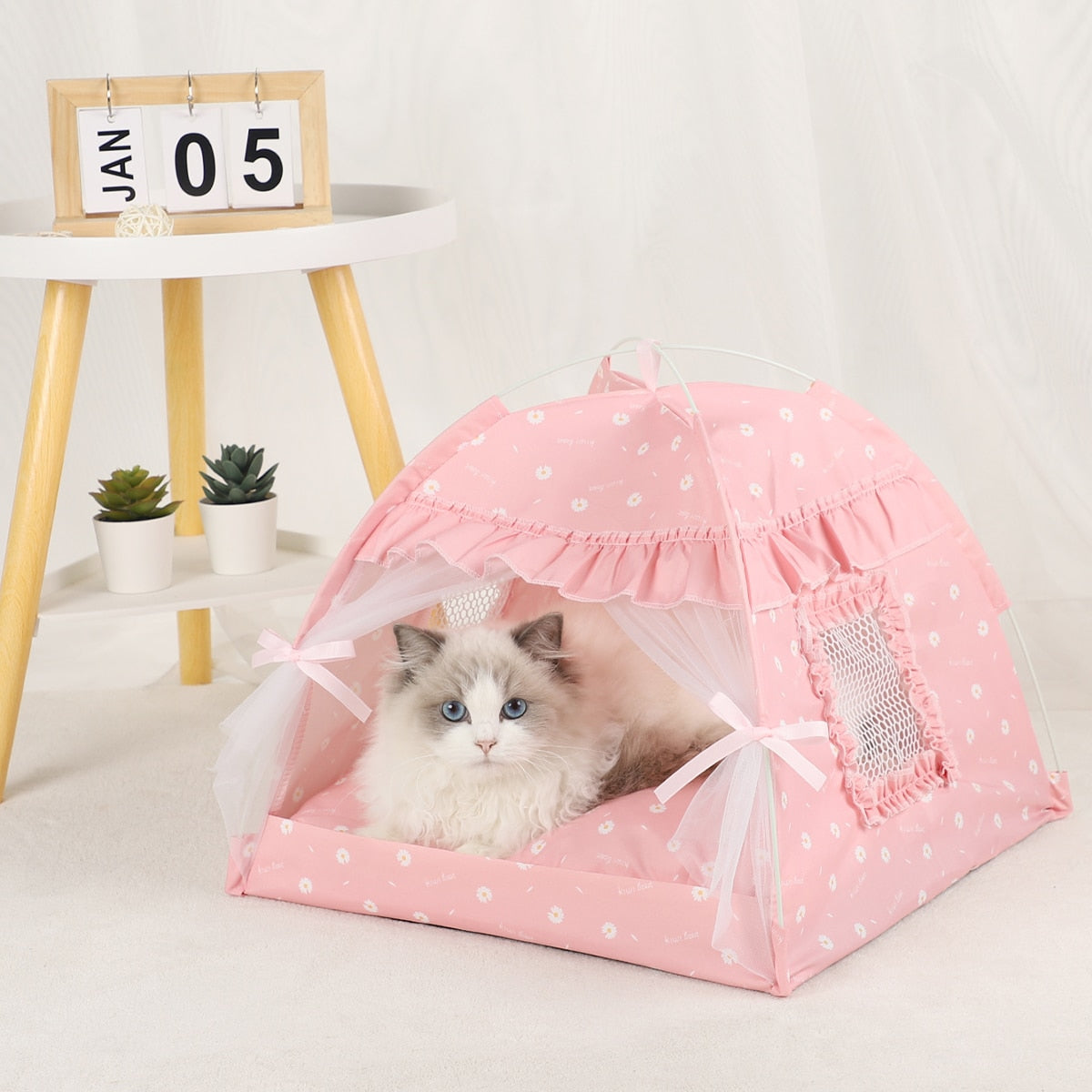 Tent Bed Cats House Warm Cushions Sofa Basket