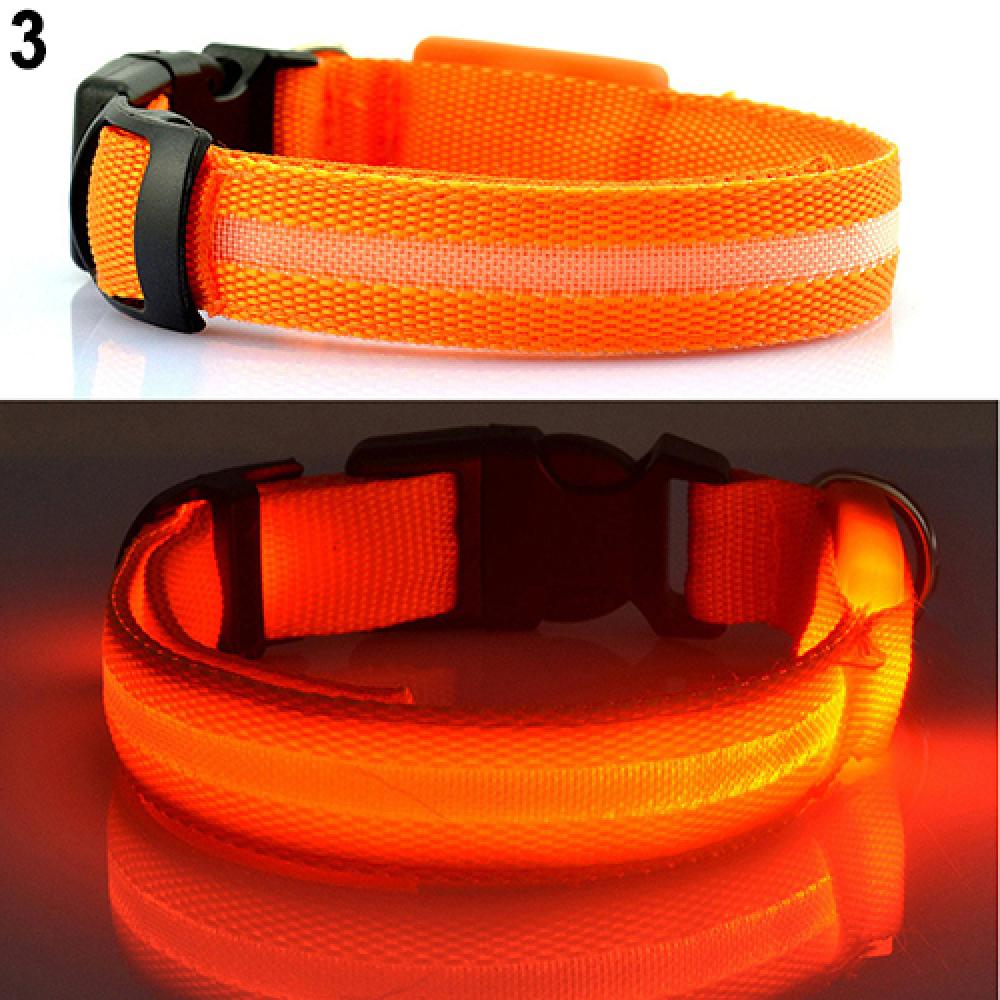 LED Dog Anti-lost Collar Glowing Luminous LED Light