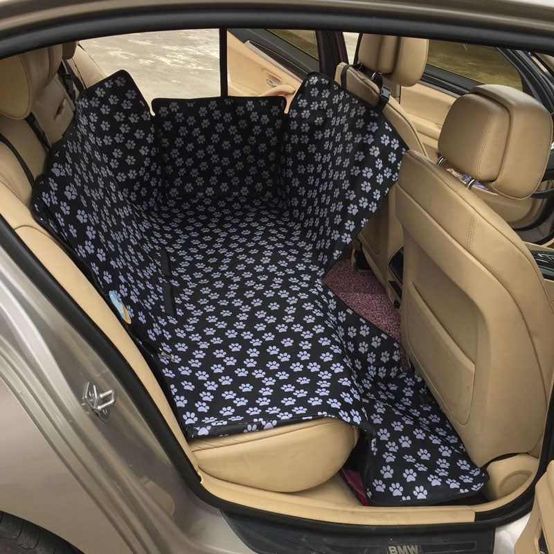Waterproof Rear Car Back Seat Cover with Safety Belt