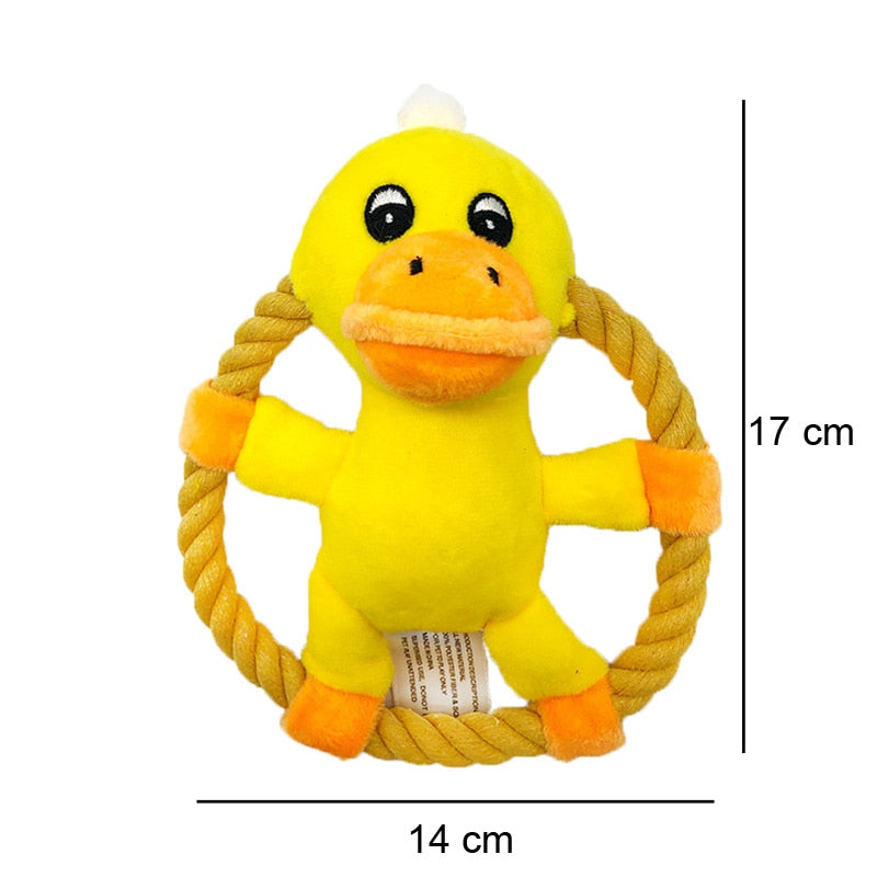 Funny Toy Animal Chews For Dogs and Puppies with Squeaker