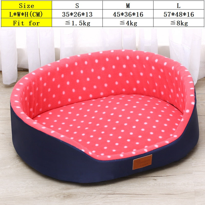 Soft Double-Side Dog Bed for Big Dogs Warm Comfortable Sofa