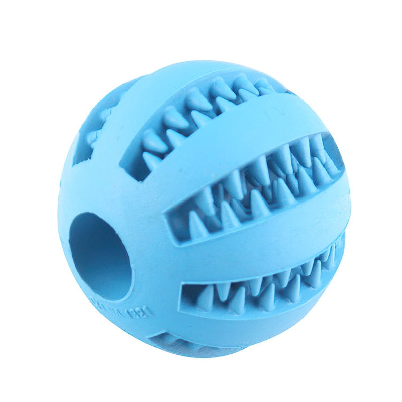 Food Ball Toy with Elasticity Tooth Cleaning Rubber For Dogs & Pups