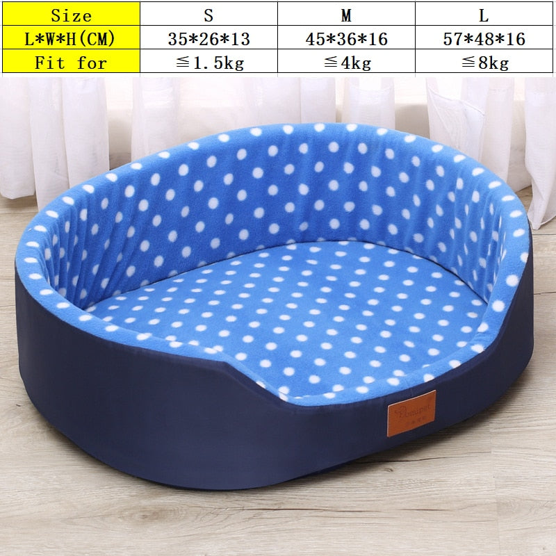 Soft Double-Side Dog Bed for Big Dogs Warm Comfortable Sofa