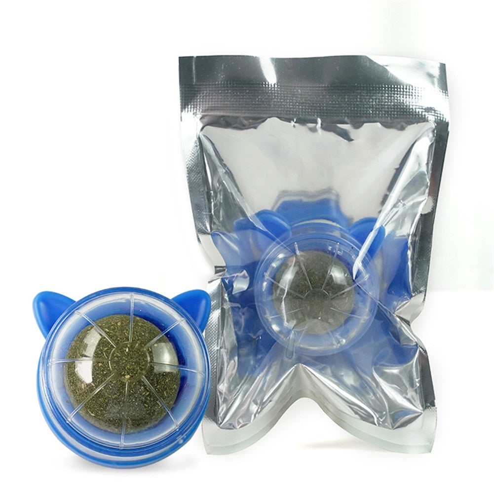 100% All Natural Catnip Wall Ball to Clean Mouths & Promote Digestion