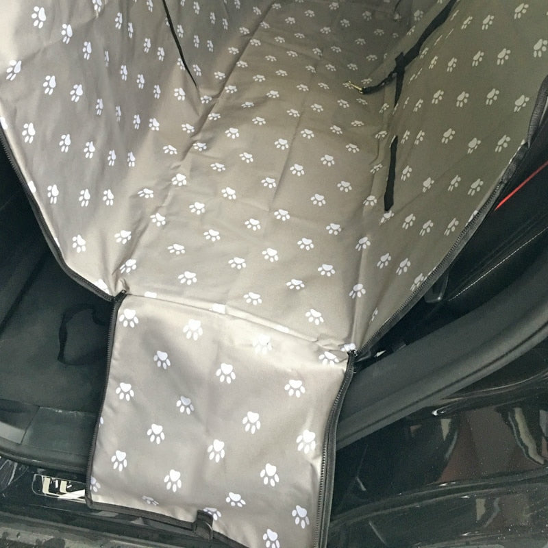 Waterproof Rear Car Back Seat Cover with Safety Belt