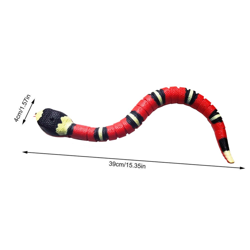 Interactive Snake Cat Toy With Automatic Sensor(Rechargeable)