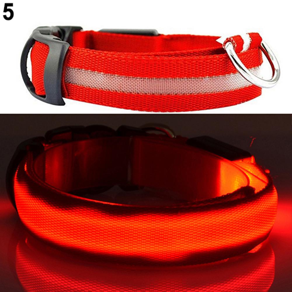 LED Dog Anti-lost Collar Glowing Luminous LED Light
