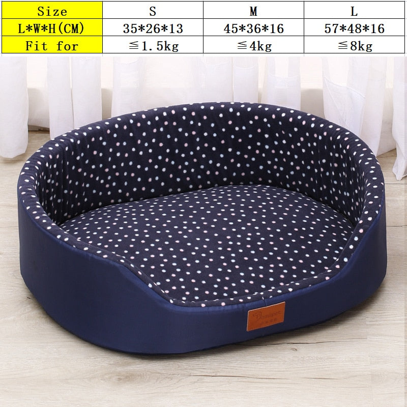 Soft Double-Side Dog Bed for Big Dogs Warm Comfortable Sofa