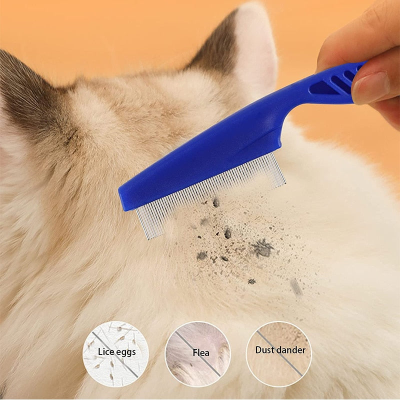 Small Pet/Rodent Grooming Brush and Flea Comb