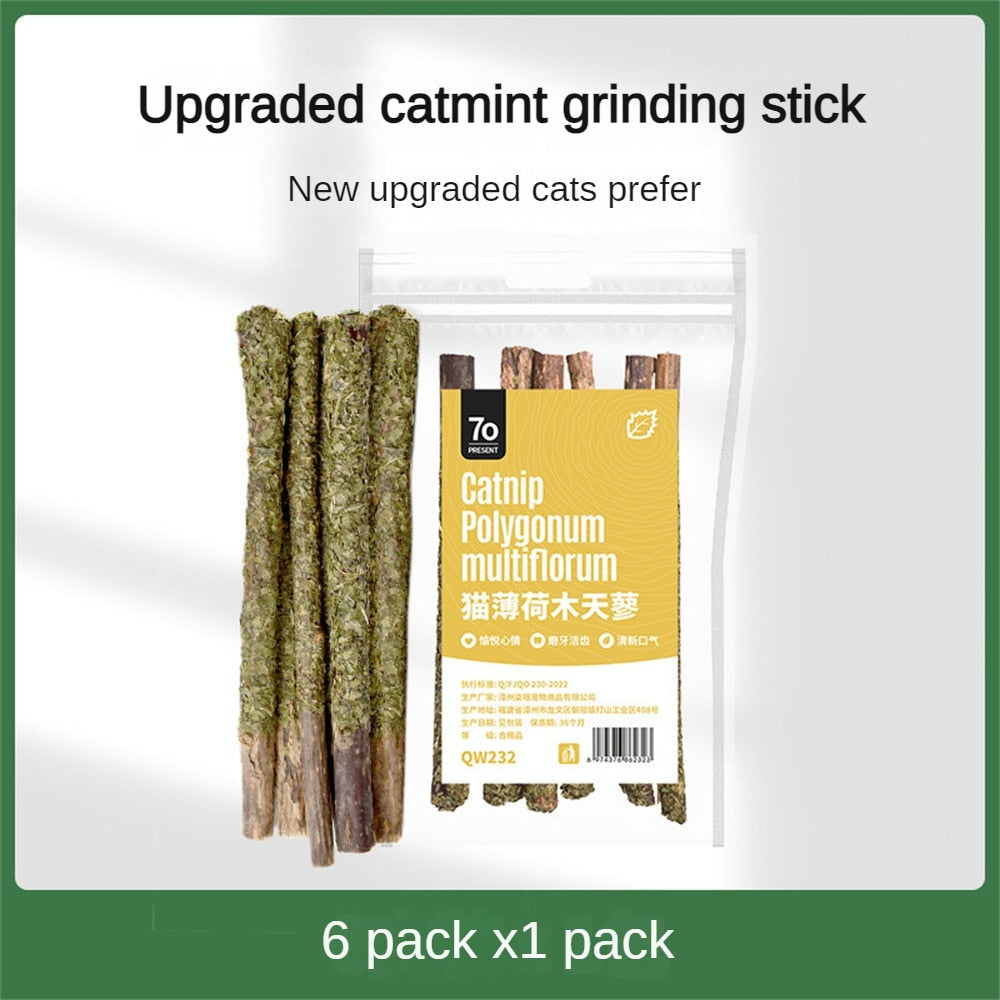 100% All Natural Catnip Wall Ball to Clean Mouths & Promote Digestion