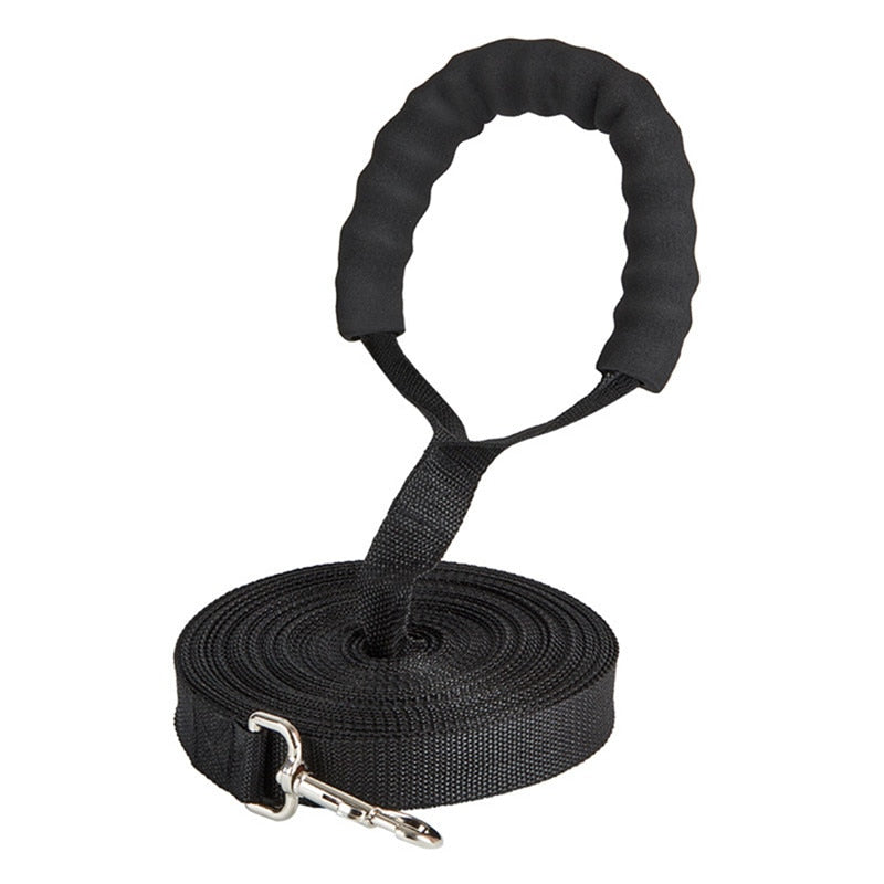 Long Dog Lead with or without Comfortable Sponge Handle