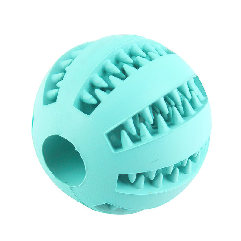 Food Ball Toy with Elasticity Tooth Cleaning Rubber For Dogs & Pups