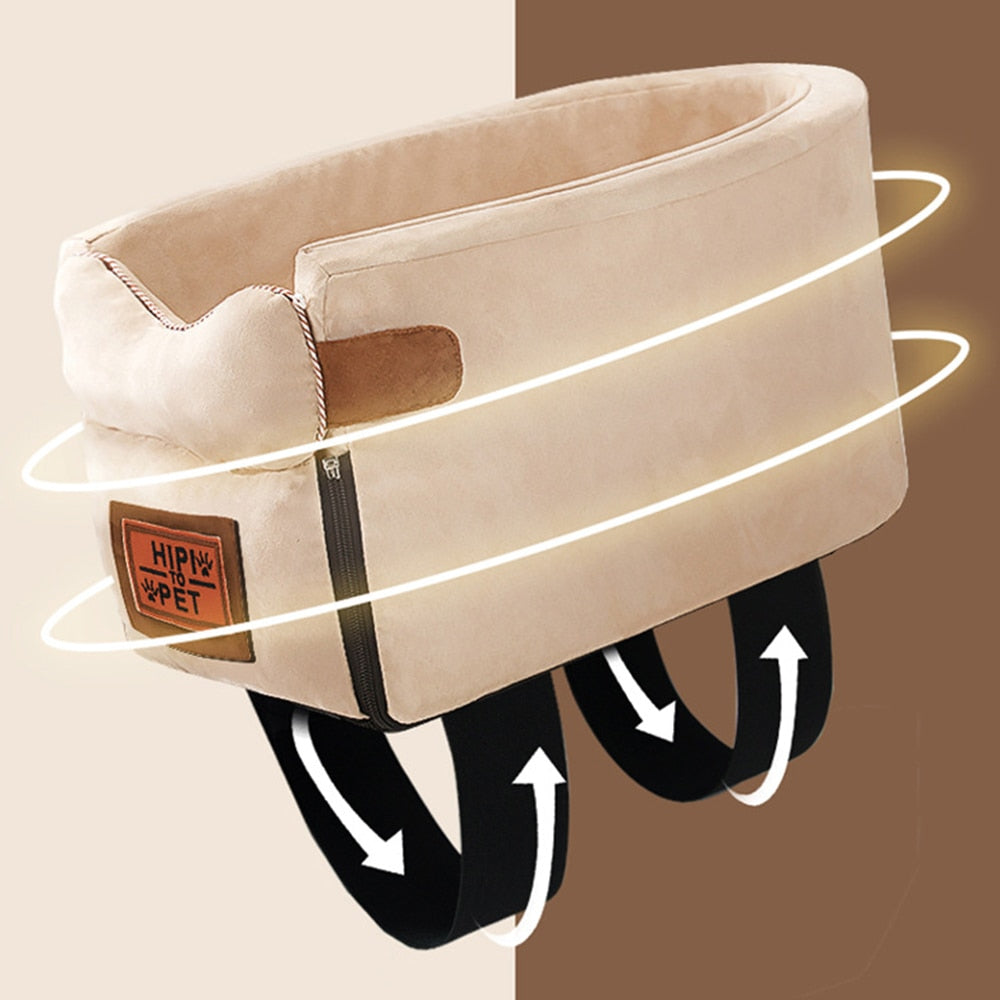 Portable Dog Bed for Travel and Car Safety