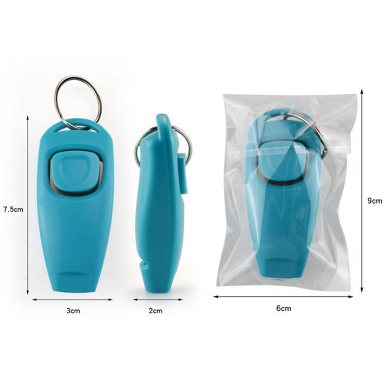 2 in 1 Dog Whistle And Clicker For Training And Recalls