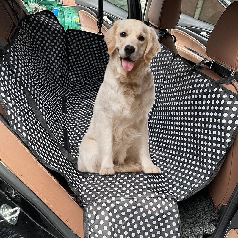 Waterproof Rear Car Back Seat Cover with Safety Belt