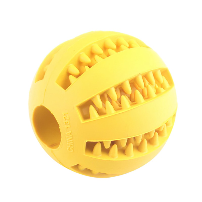 Food Ball Toy with Elasticity Tooth Cleaning Rubber For Dogs & Pups